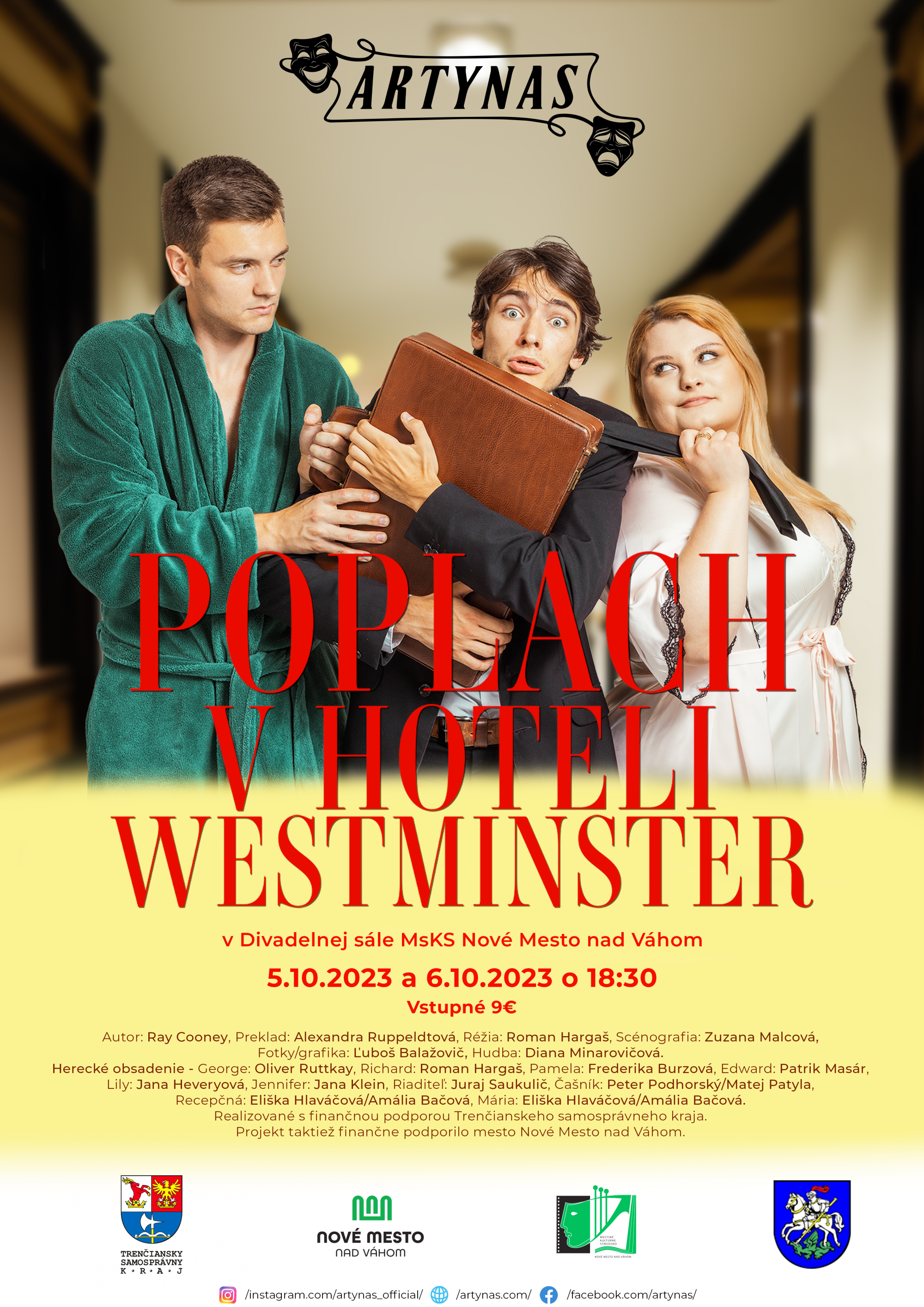 Divadelná hra - Poplach v hoteli Westminster