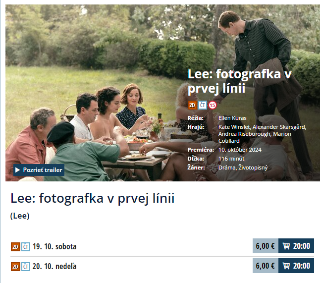 Lee: fotografka v prvej línii