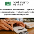 Mesto Nové Mesto nad Váhom doručuje rozhodnutia o vyrubení miestnych daní a poplatku za komunálny odpad