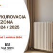 VYKUROVACIA SEZÓNA 2024/2025